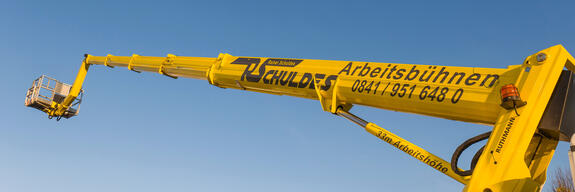 Mietservice und Arbeitsbühnenvermietung durch die Schuldes GmbH & Co. KG in Ingolstadt